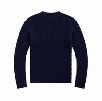 R.L CABLE KNIT COTTON SWEATER