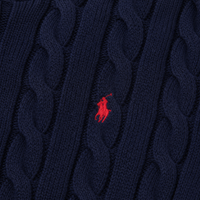 R.L CABLE KNIT COTTON SWEATER