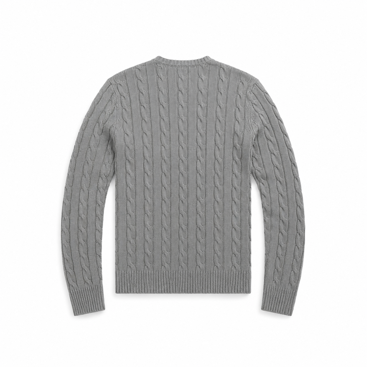 R.L CABLE KNIT COTTON SWEATER