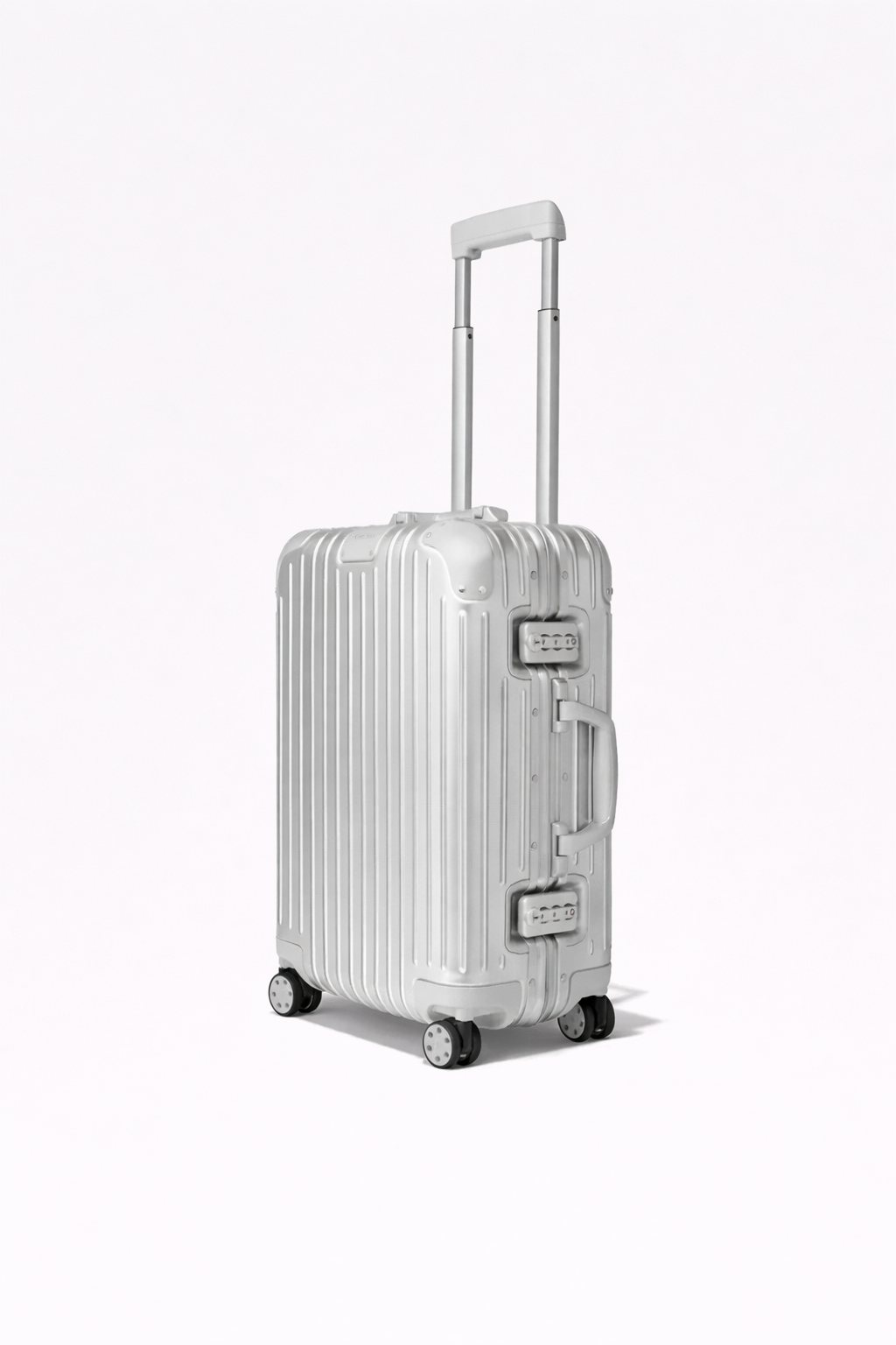 Silver Rimowa cabin