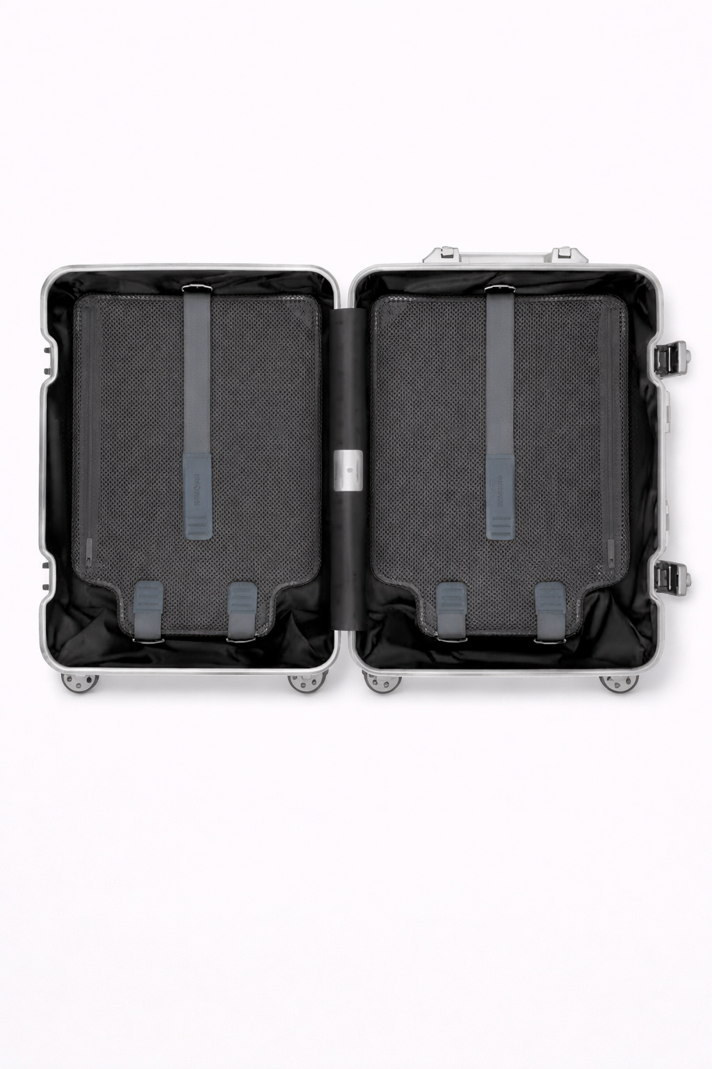 Silver Rimowa cabin